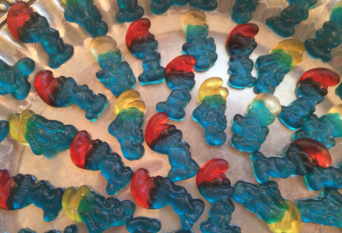 HARIBO Smurfs Gummi Candy – 4 oz Bag (Pack of 12)