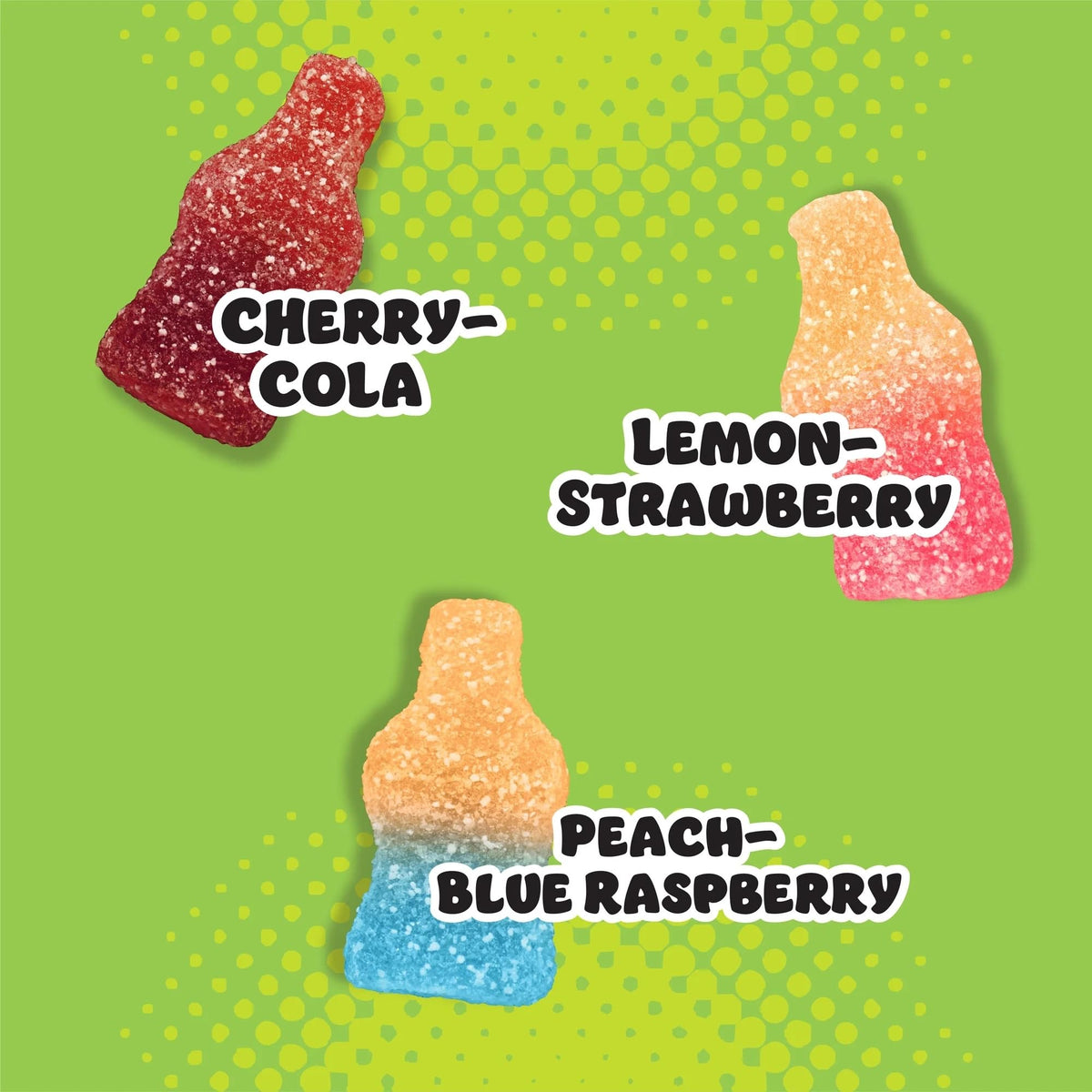 Haribo Sour Sodas Gummy Candy — 4.5 oz (Pack of 12) | Tangy Dual-Flavor Gummi Treats