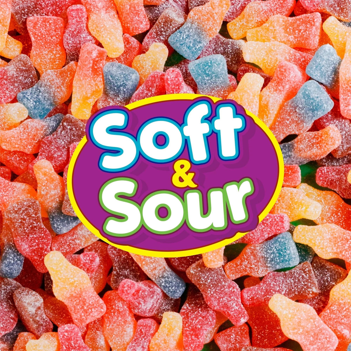 Haribo Sour Sodas Gummy Candy — 4.5 oz (Pack of 12) | Tangy Dual-Flavor Gummi Treats