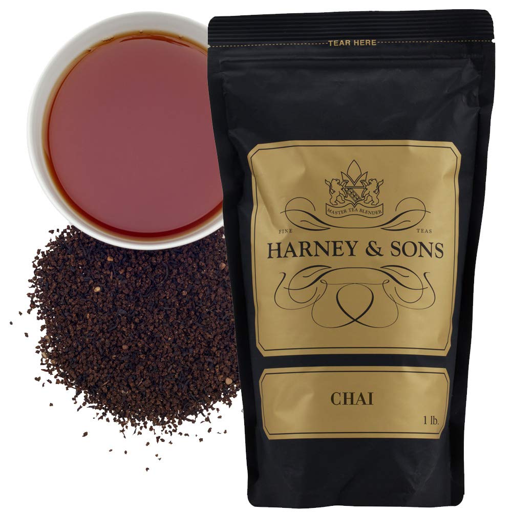 Harney & Sons Chai Loose Tea – 16oz Bag | Bold Spiced Black Tea