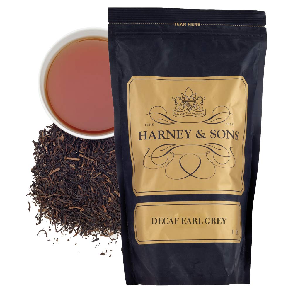 Harney & Sons Decaf Earl Grey Loose Leaf Tea – 16 oz