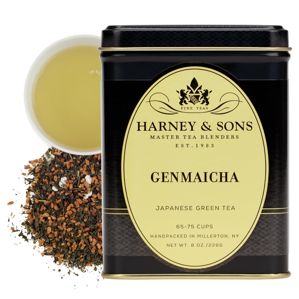 Harney & Sons Genmaicha Tea | 8 oz Loose Leaf