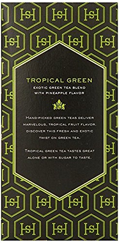 Harney & Sons Tropical Green Tea Prem Pack – 6 x 20 Bags