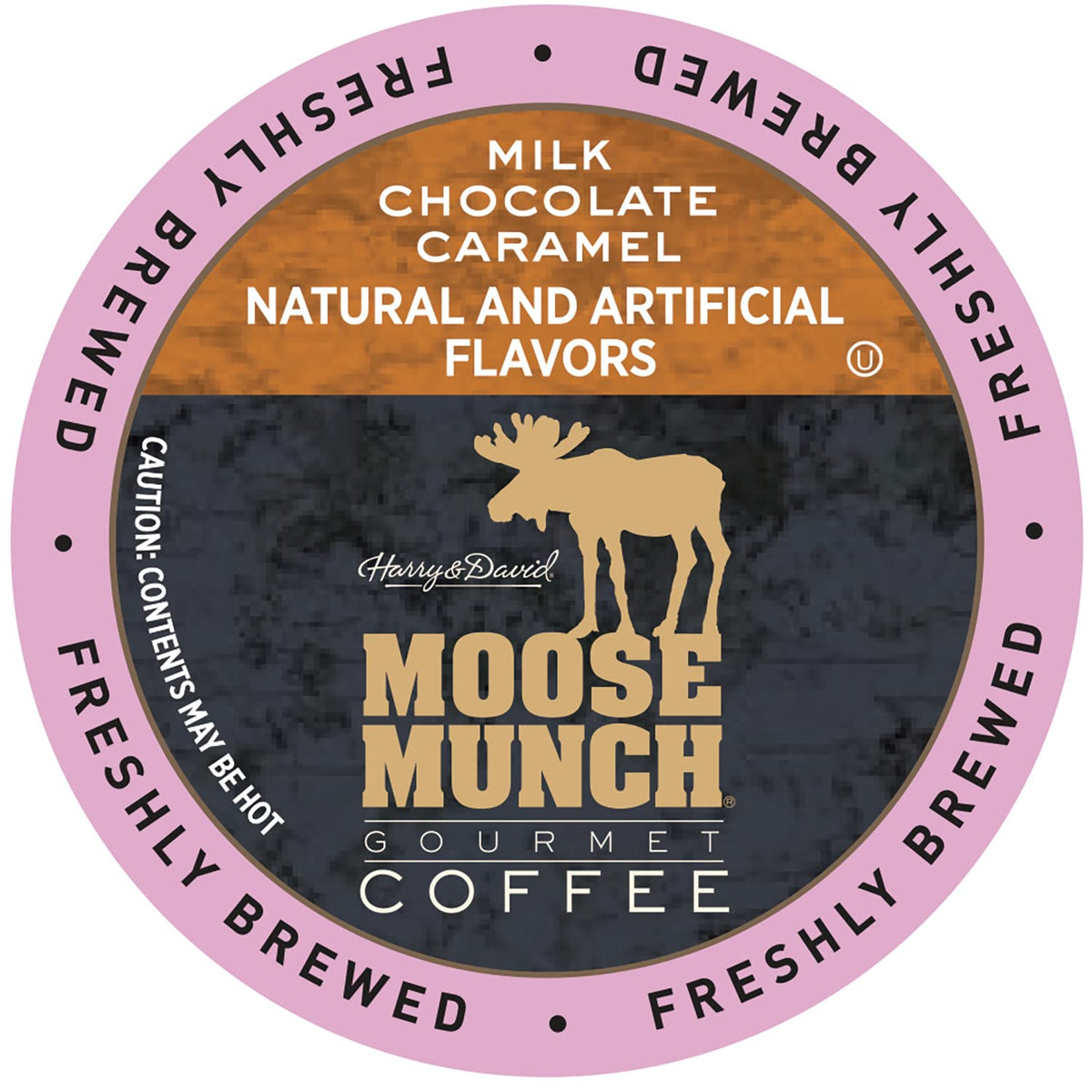 Harry & David Moose Munch Coffee — Milk Chocolate Caramel, Single Serve K-Cups for Keurig, 36 Count
