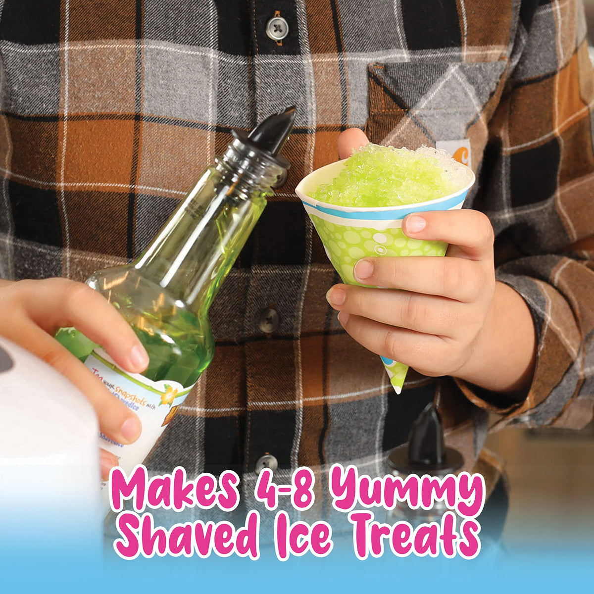 Hawaiian Shaved Ice Syrup Assortment – 3 x 16oz Bottles (Clear Cherry, Pina Colada, Clear Blue Raspberry)