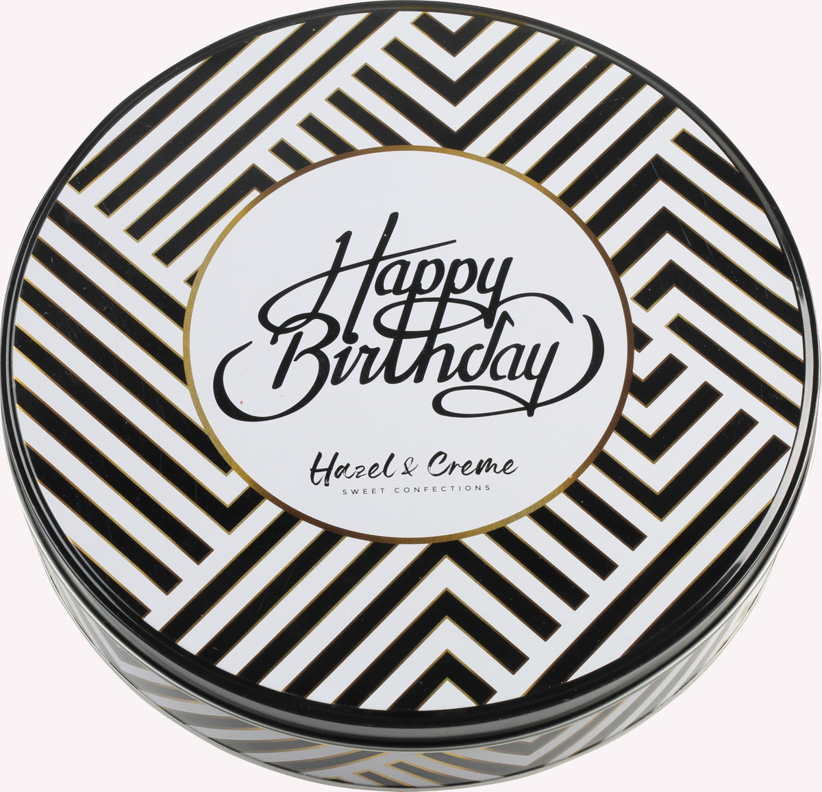 Hazel & Creme Birthday Cinnamon Rolls Gift Tin – Soft Baked, Individually Wrapped