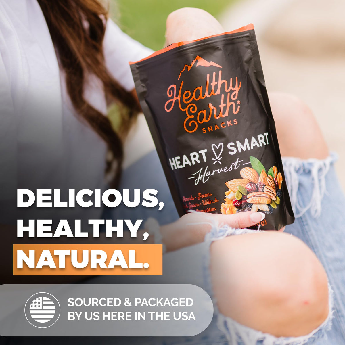 Healthy Earth Oh! Mega Medley – Mixed Nuts Unsalted Trail Mix | Gluten Free, High Fiber, No Preservatives