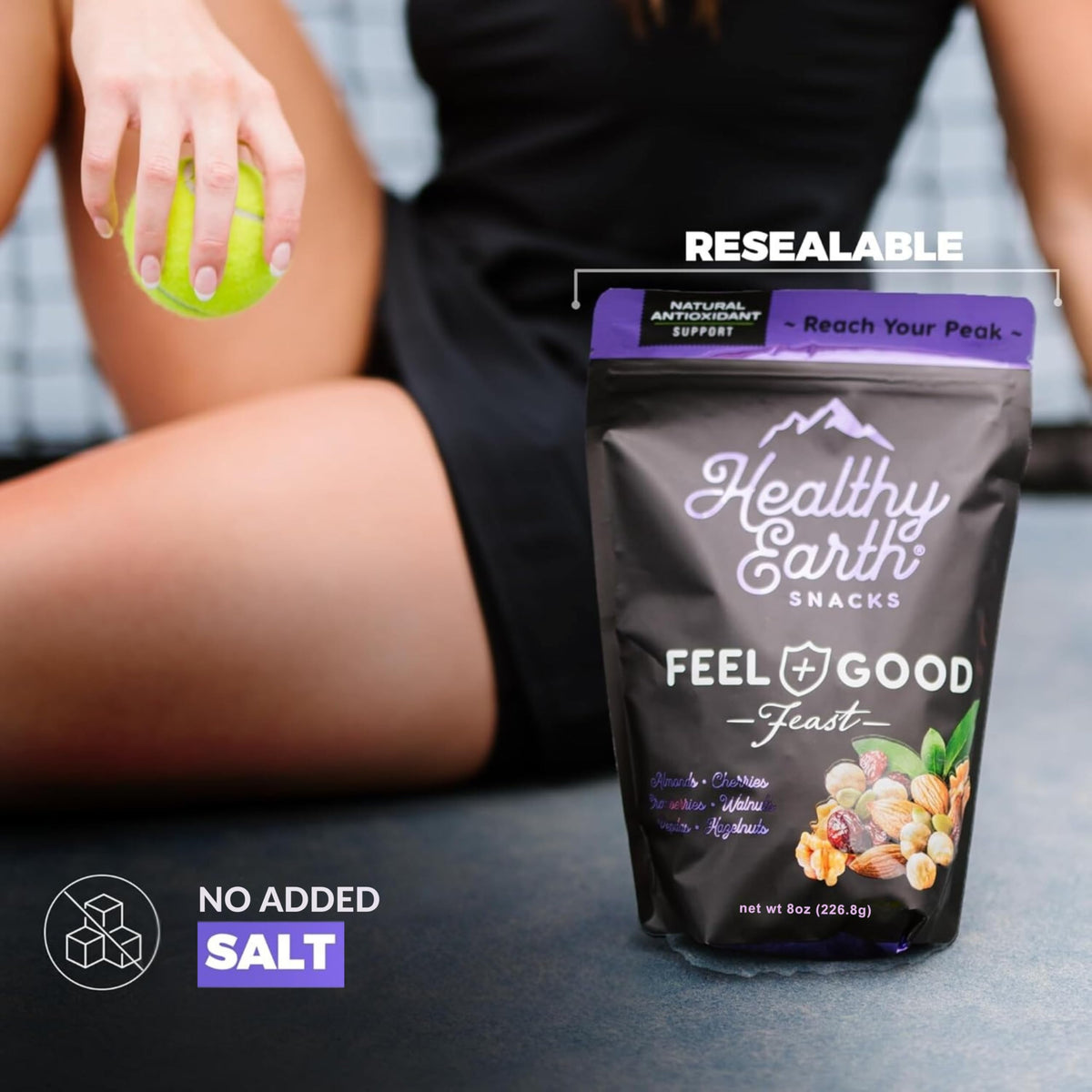 Healthy Earth Mixed Nuts Unsalted Trail Mix – Gluten Free & No Peanuts