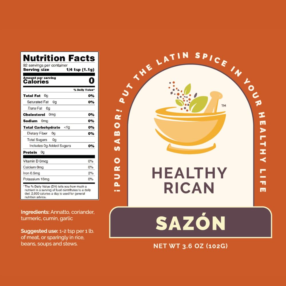 Healthy Rican Salt-Free Adobo, Sazon & Sofrito Bundle – Non-GMO, Gluten-Free