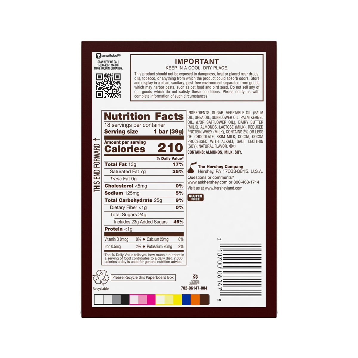 HEATH Chocolatey English Toffee Bars – 18 Count, 1.4 oz Each | Kosher & Gluten Free