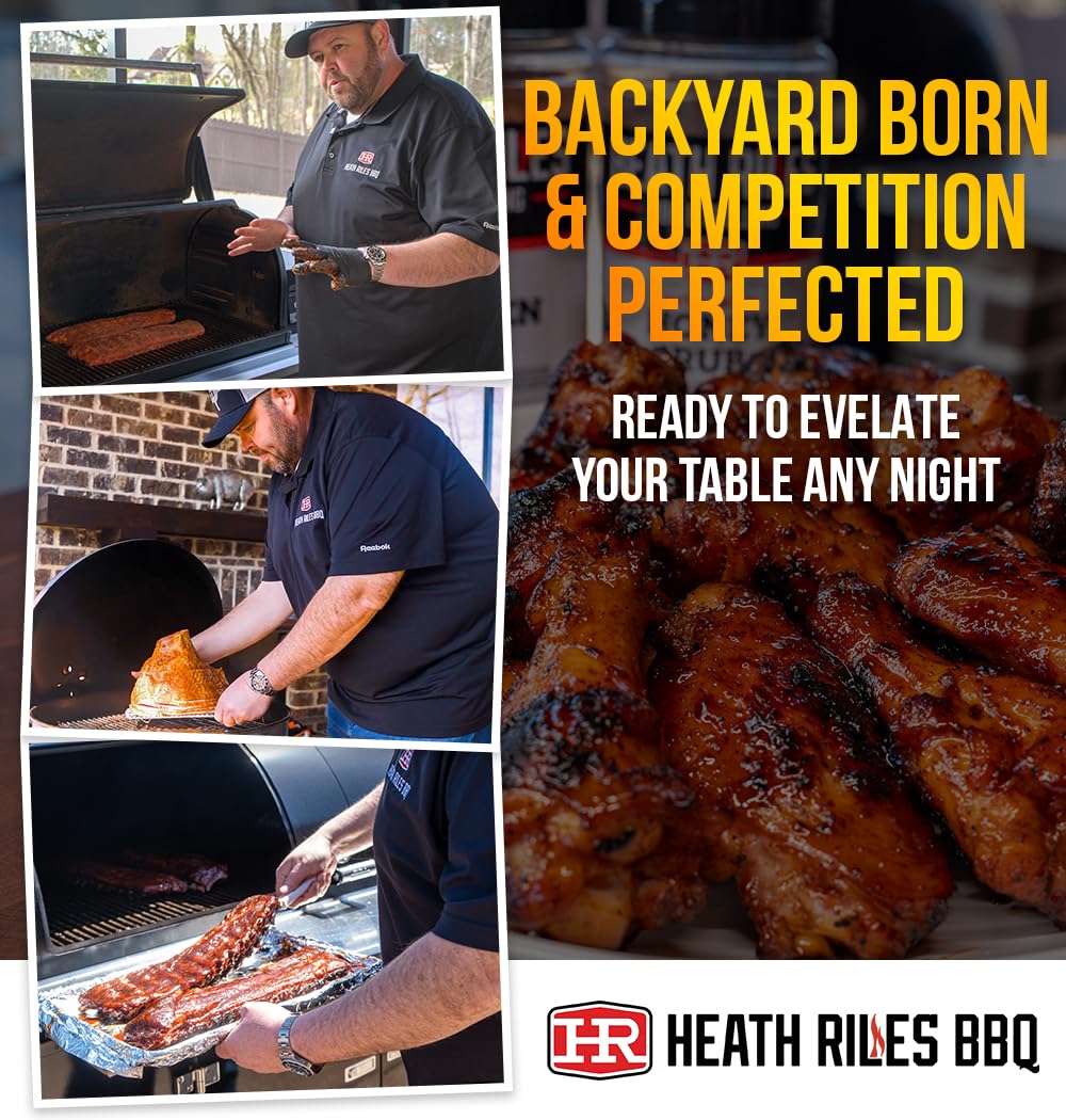 Heath Riles BBQ Honey Seasoning Rub – Champion Recipe, 2 lb