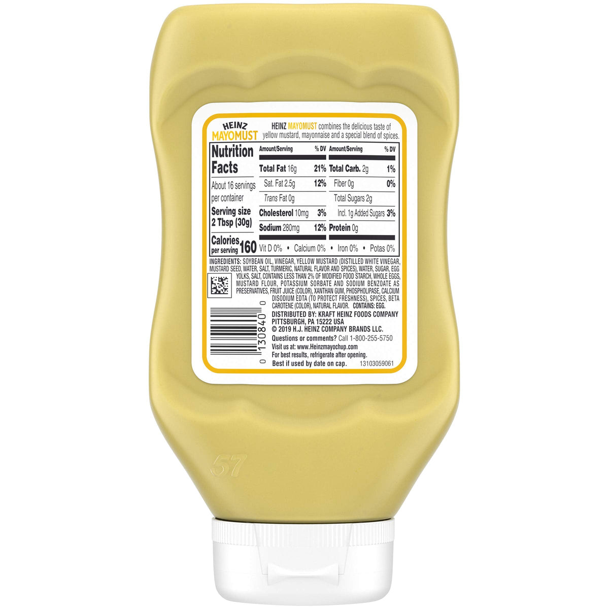 Heinz Mayomust Mayonnaise & Mustard Sauce Mix - 16.6 oz Bottle