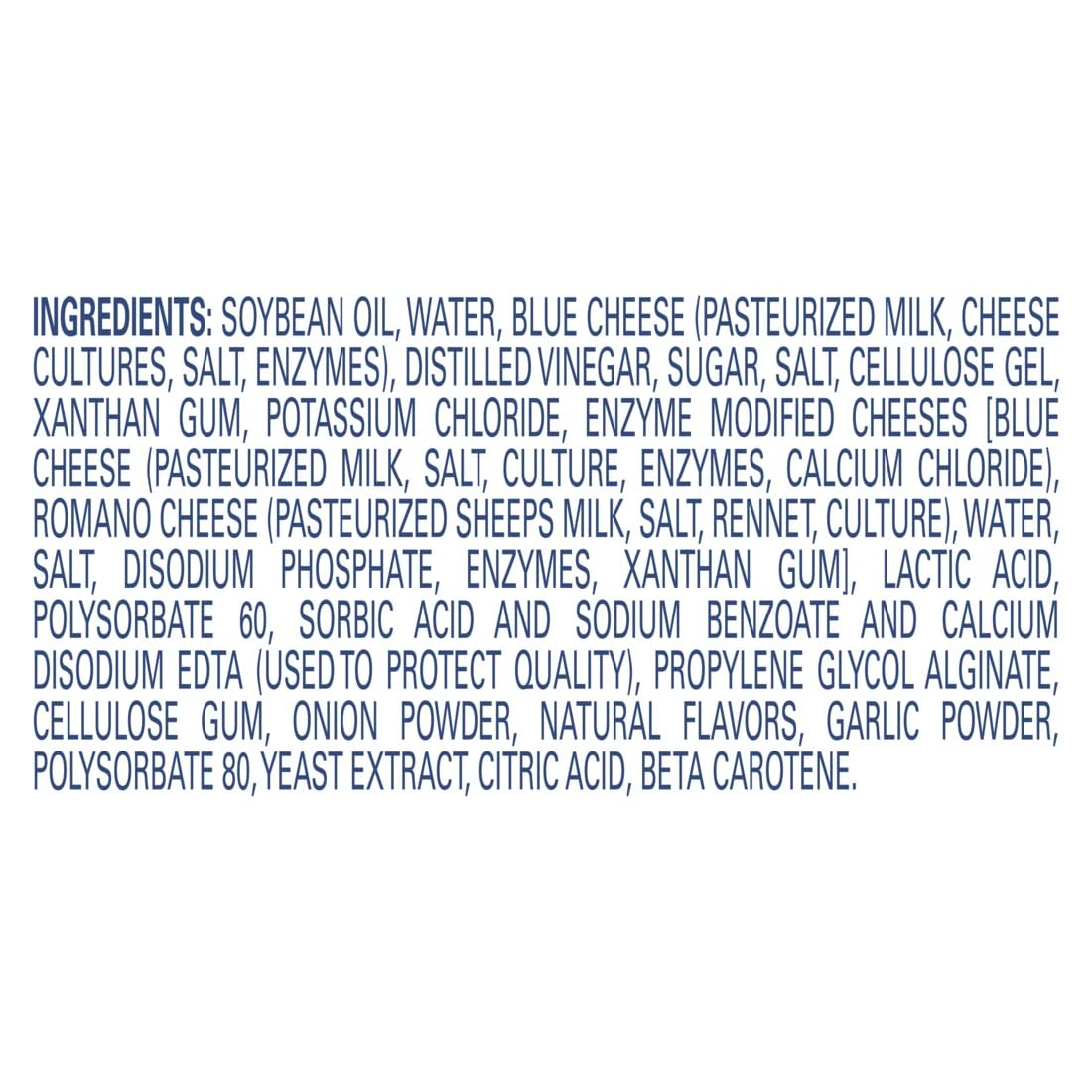 Hellmann's Classics Blue Cheese Dressing – Gluten Free, No Artificial Flavors or HFCS, Natural Colors, 1 Gal