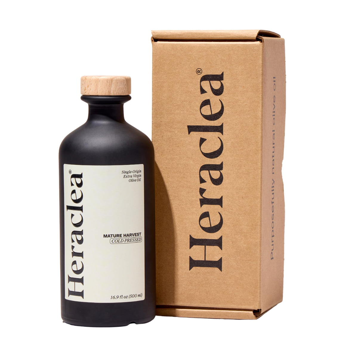 Heraclea Mature Harvest Organic EVOO – Cold-Pressed Extra Virgin Olive Oil, 16.9oz