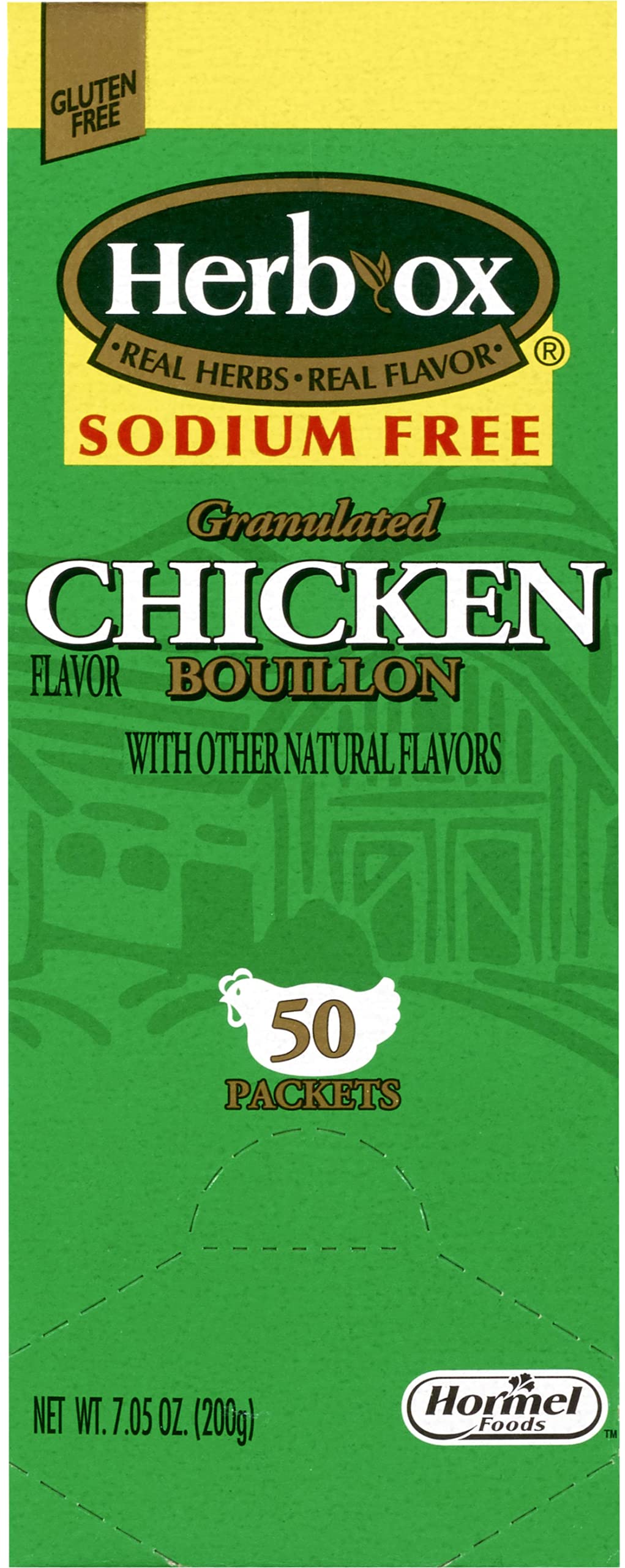 Herb-Ox Sodium Free Bouillon Bundle: Beef & Chicken, 100 Packets