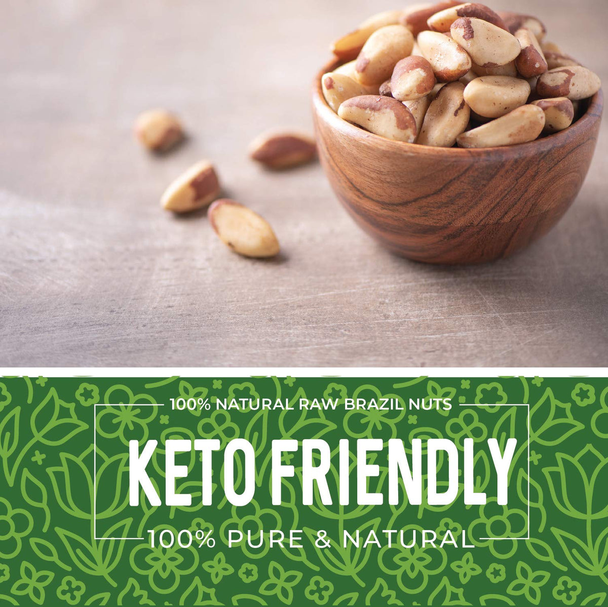 Herbaila Brazil Nuts Raw 2 lb – Shelled & Whole, Unsalted, Non-GMO