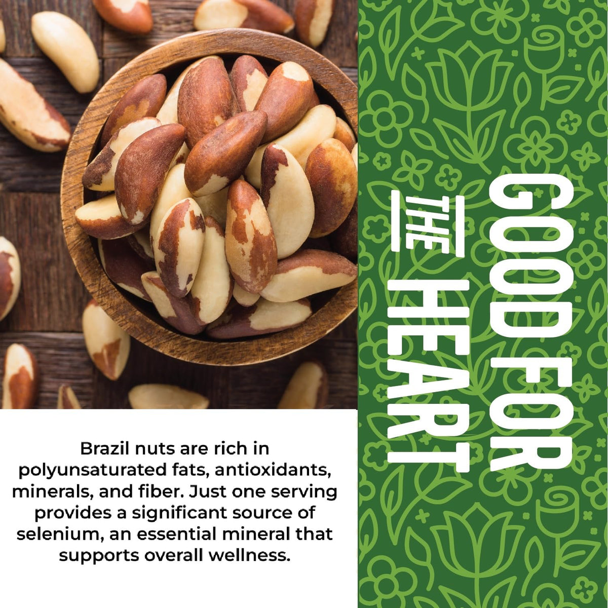 Herbaila Brazil Nuts Raw 2 lb – Shelled & Whole, Unsalted, Non-GMO