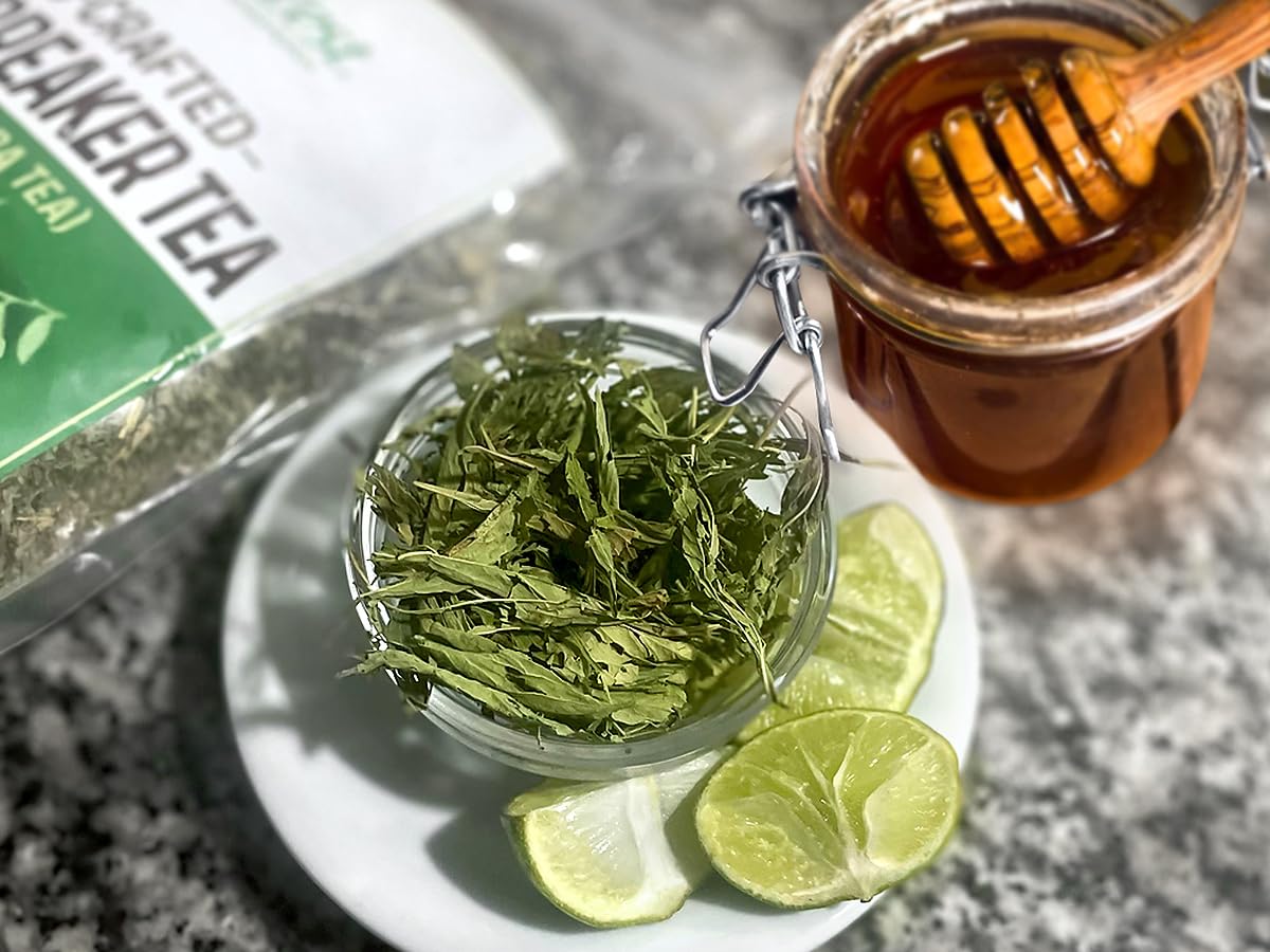 HerbaZest Stonebreaker Tea – 10oz Loose Leaves (Chanca Piedra) – Wild-Crafted, Gluten-Free, Caffeine-Free
