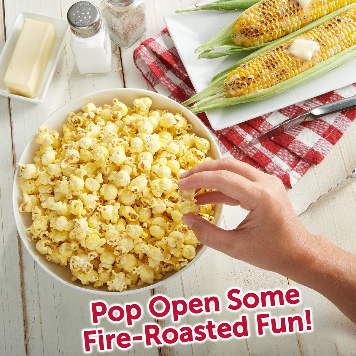 Herr's Fire Roasted Sweet Corn Popcorn – 4 oz Bags (Pack of 12)