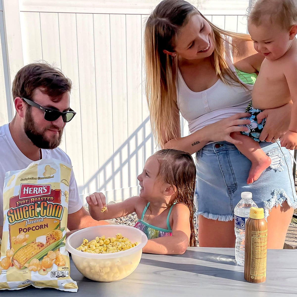 Herr's Fire Roasted Sweet Corn Popcorn – 4 oz Bags (Pack of 12)