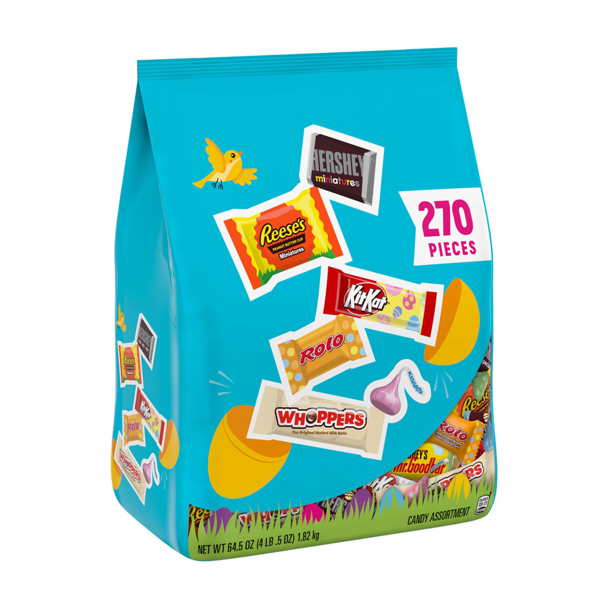 Hershey Assorted Flavored Candy Bulk Bag – 64.5 oz, 270 Pieces