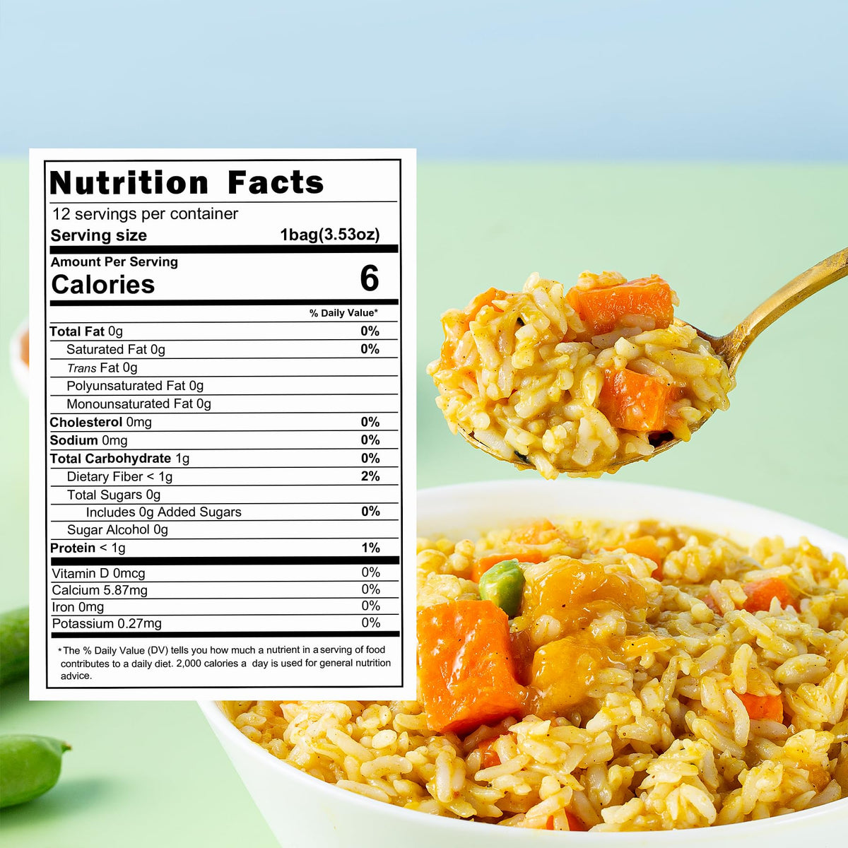 Hethstia Konjac Rice – 12-Pack Low Carb Shirataki for Keto & Vegan