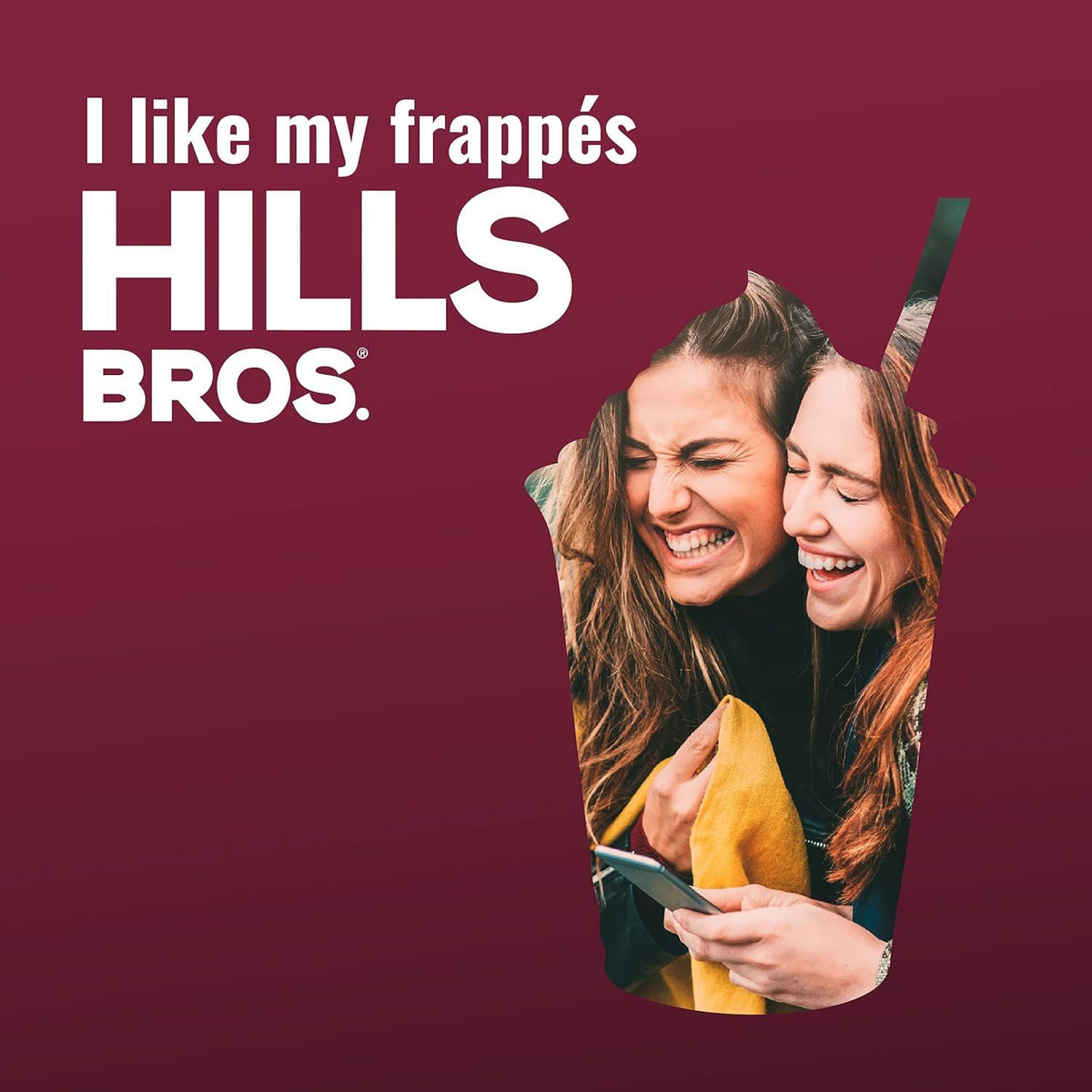 Hills Bros. Frappés Instant Drink Mix – Salted Caramel, Gluten-Free & Kosher-Certified, 2.3 oz Pack of 12