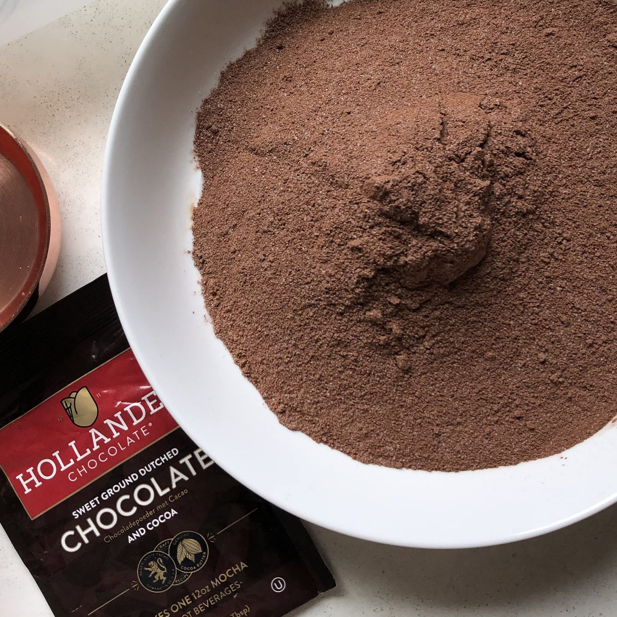 Hollander Sweet Ground Dutched Chocolate Powder 2.5lb – Clean Label & Rainforest Alliance