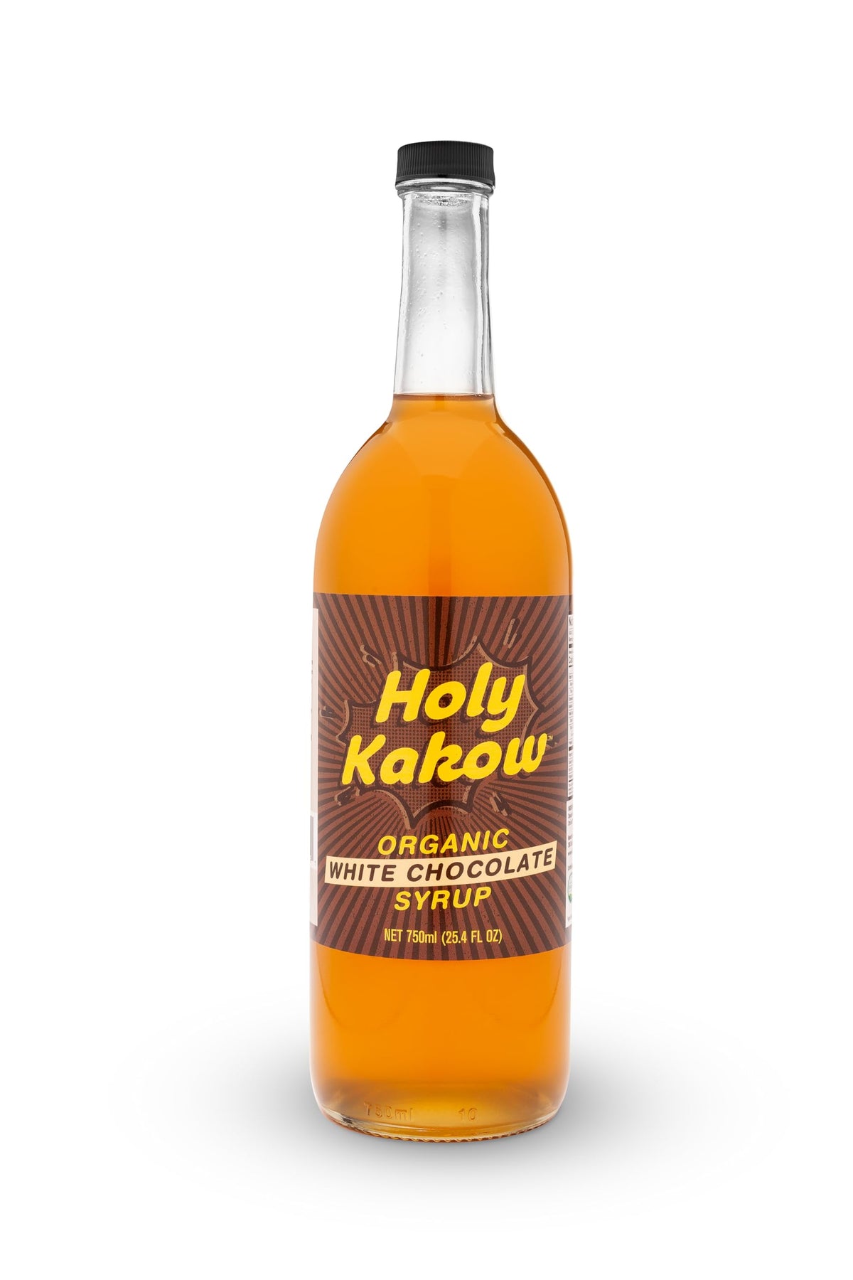 Holy Kakow Organic White Chocolate Syrup – 750ml for Coffee, Cocktails & Desserts