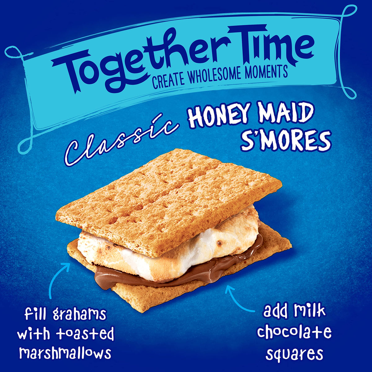 HONEY MAID Graham Crackers – 12 x 14.4 oz Boxes | Bulk Lunch Snacks