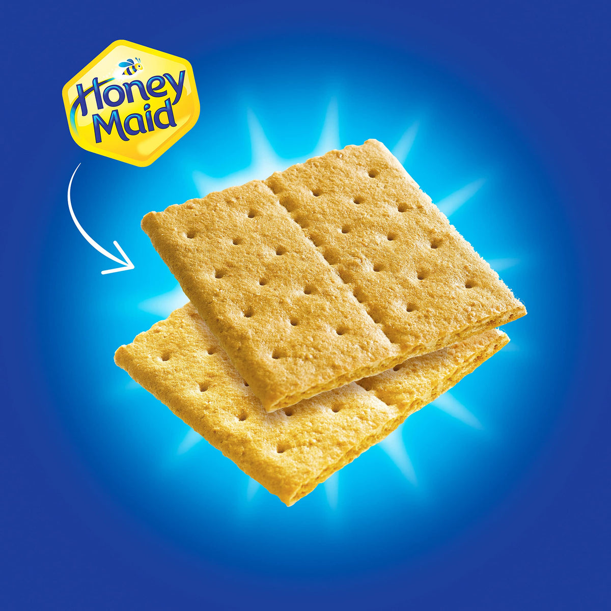 HONEY MAID Graham Crackers – 12 x 14.4 oz Boxes | Bulk Lunch Snacks
