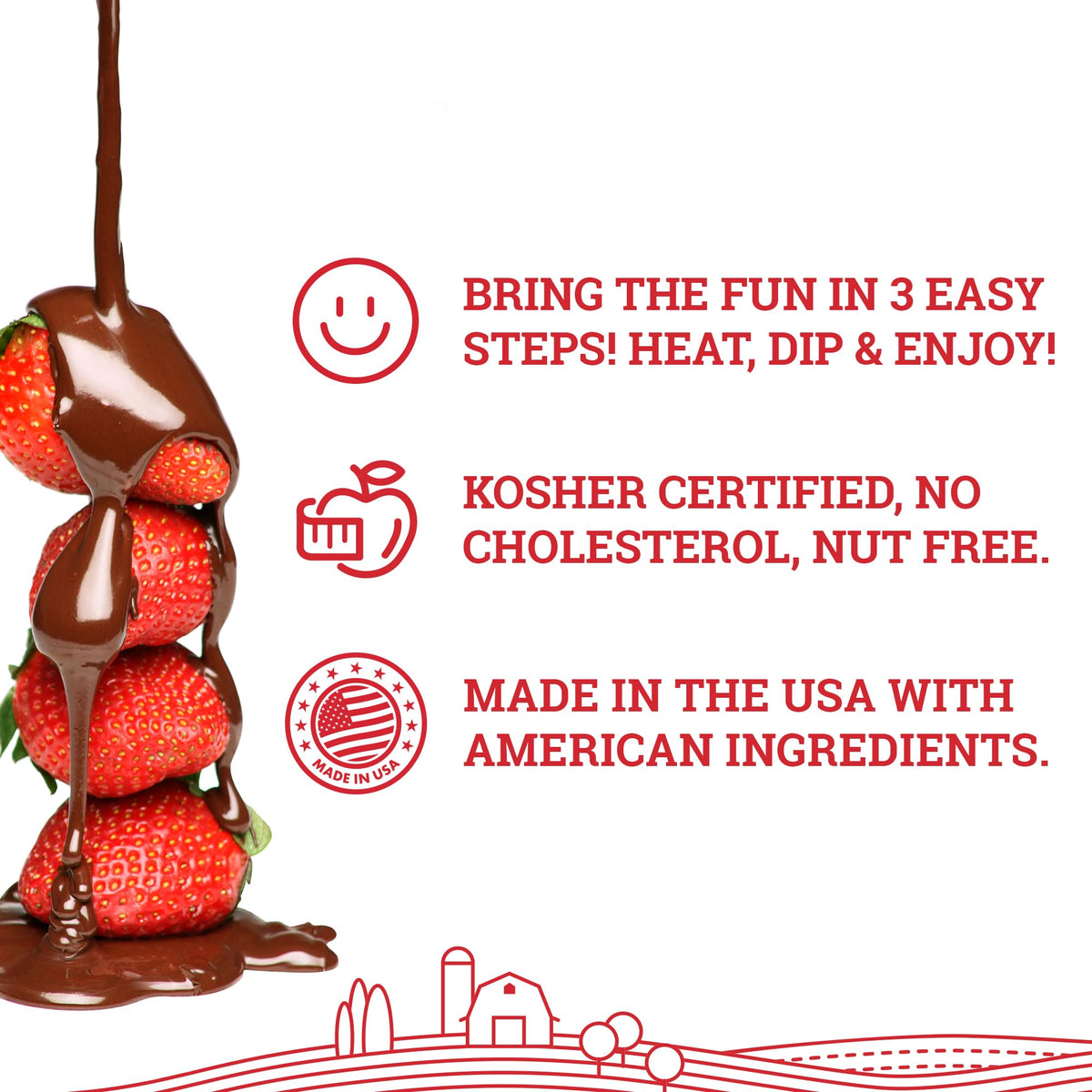 Hoosier Hill Farm Chocolate Melting Wafers, 5 lb – Easy Microwave Melting for Desserts