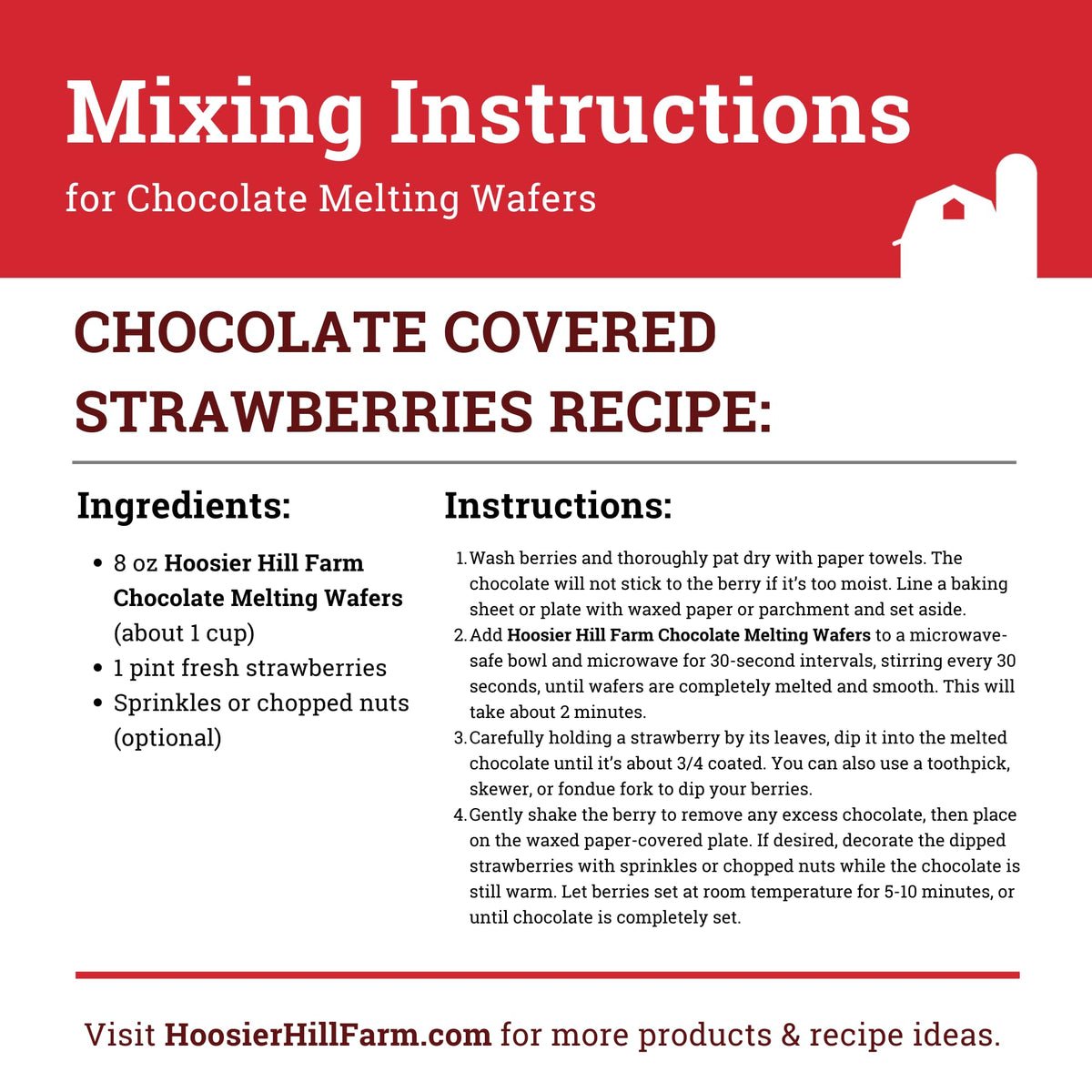 Hoosier Hill Farm Chocolate Melting Wafers, 5 lb – Easy Microwave Melting for Desserts
