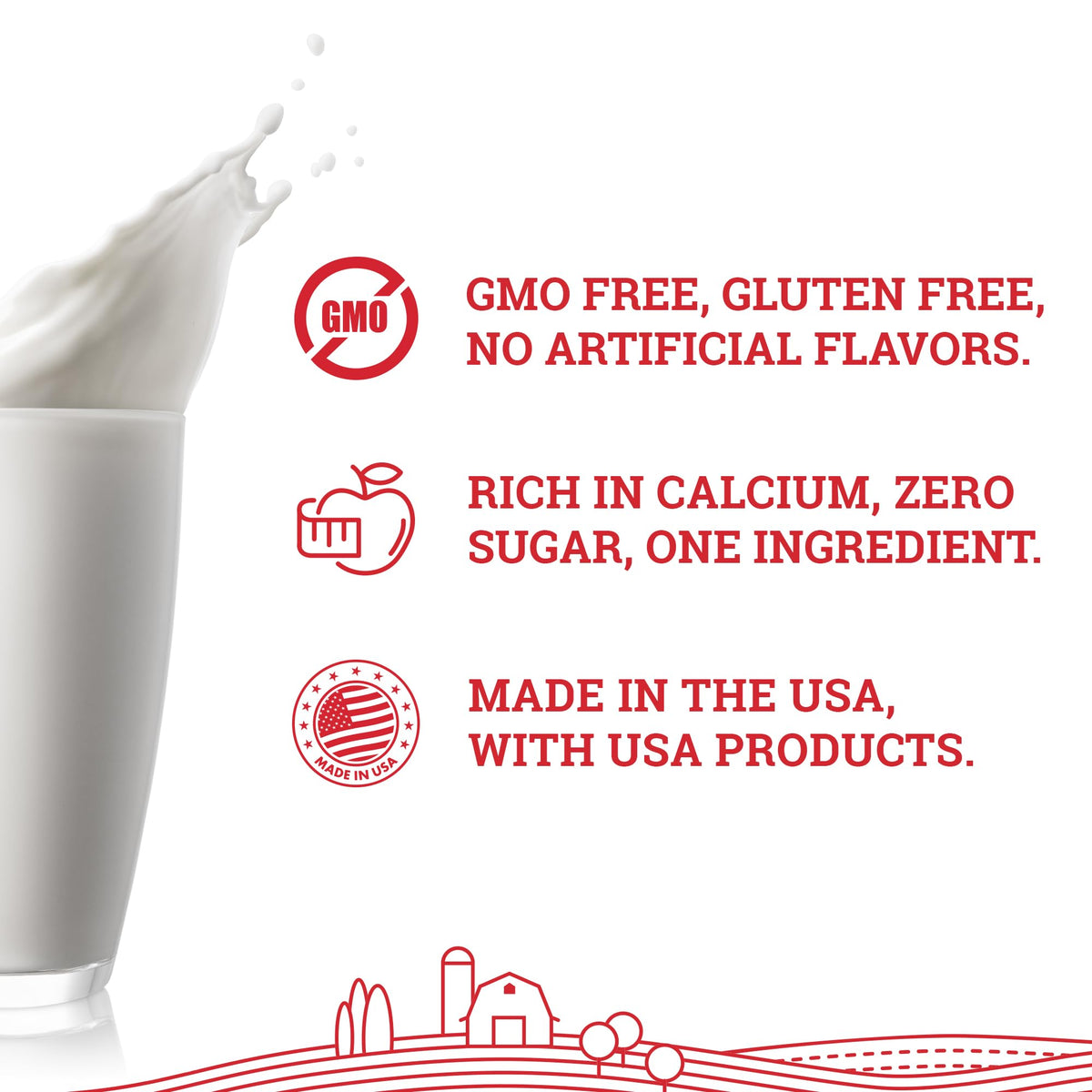 Hoosier Hill Farm Whole Milk Powder, 2LB – Hormone-Free Dairy Powder for Cooking & Baking