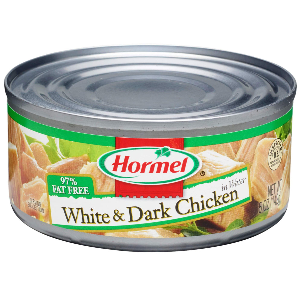Hormel Canned White & Dark Chicken, 5 oz — Pack of 12 | Ready-to-Eat, 9 g Protein, 50 Calories
