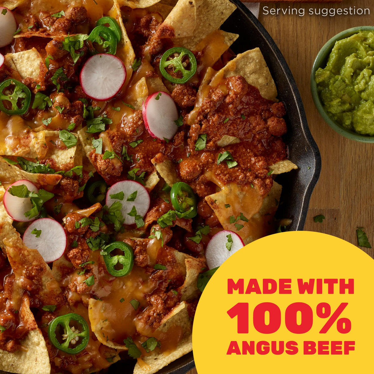 HORMEL Angus Beef Chili with Beans – 14 oz Can (Pack of 12) | 15 g Protein