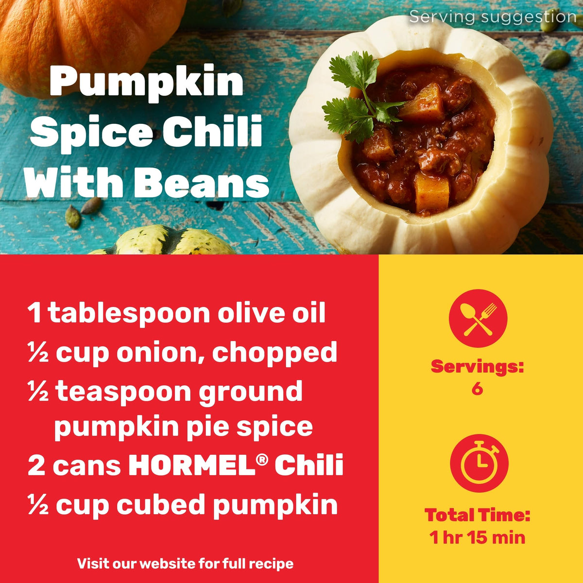 Hormel Chili Home Style with Beans - 15 oz Cans (Pack of 12)