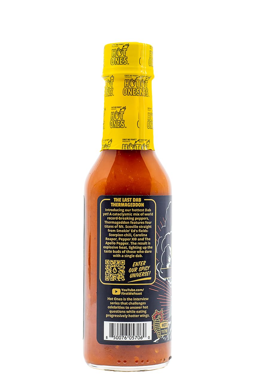 HOT ONES Last Dab Thermageddon Hot Sauce - 5 Fl Oz