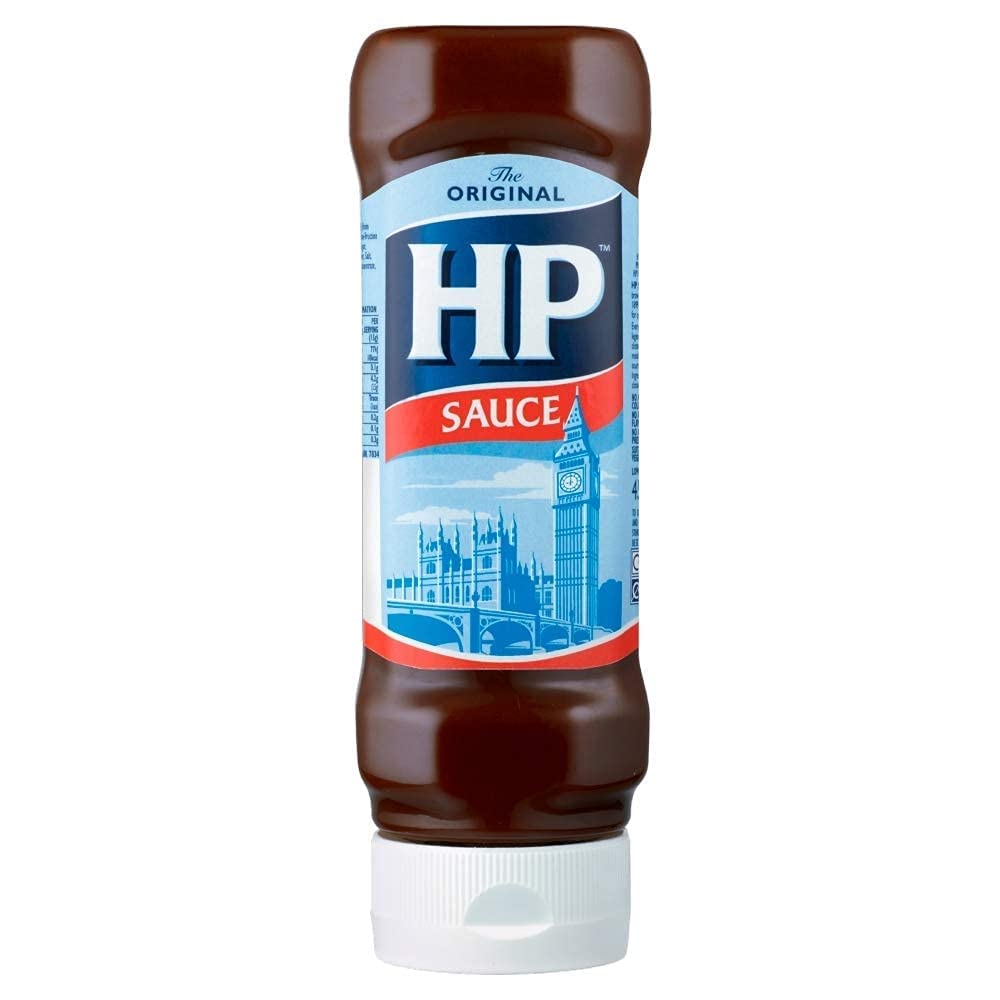 HP Original Sauce Top Down (450g) – Pack of 6 | Classic British Flavor