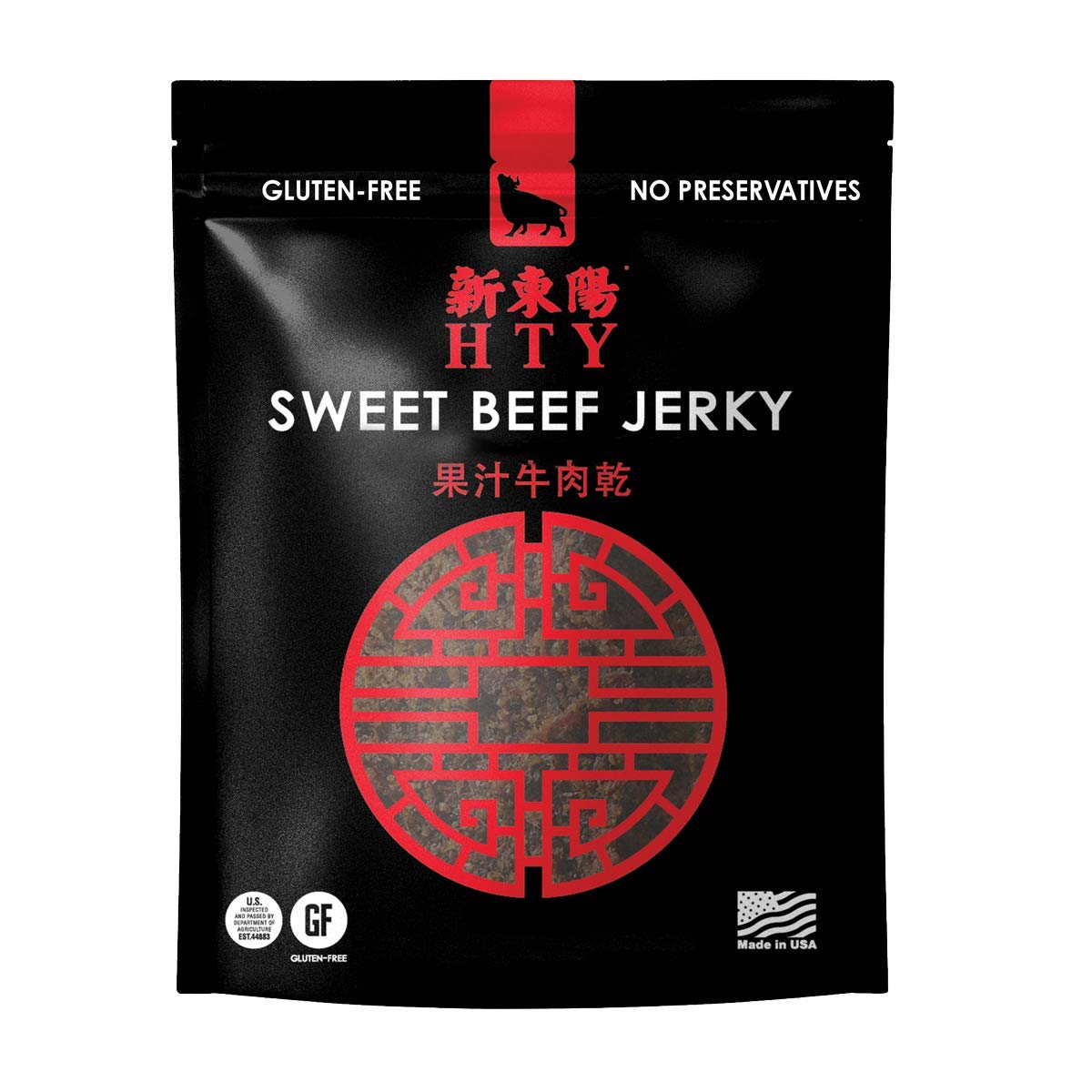 HTY Sweet Beef Jerky — 14 oz Asian-Style Tender Beef Snack