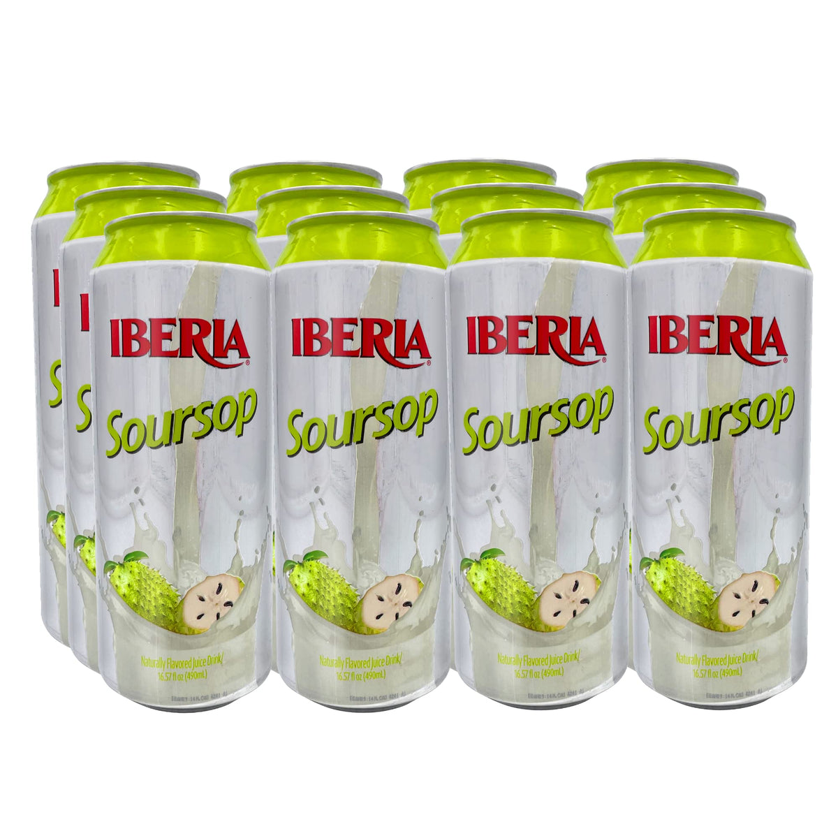 Iberia Soursop Juice Drink – 16.57 Fl Oz (Pack of 12) | Vegan, Gluten-Free, No Preservatives