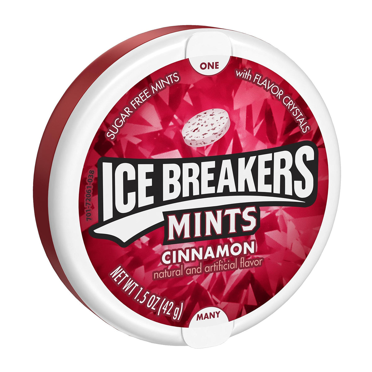 Ice Breakers Sugar Free Cinnamon Mints – 1.5 oz, Pack of 16