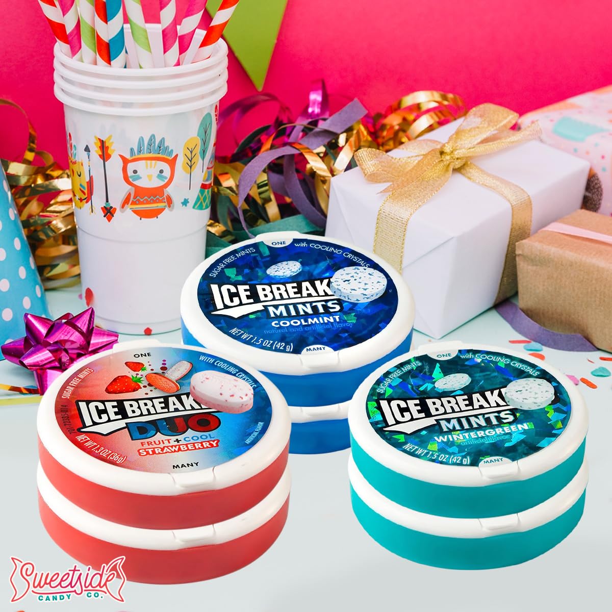 Ice Breakrs Hard Candy Variety Pack – Sugar Free Mints | SWEETSIDE CANDY CO.