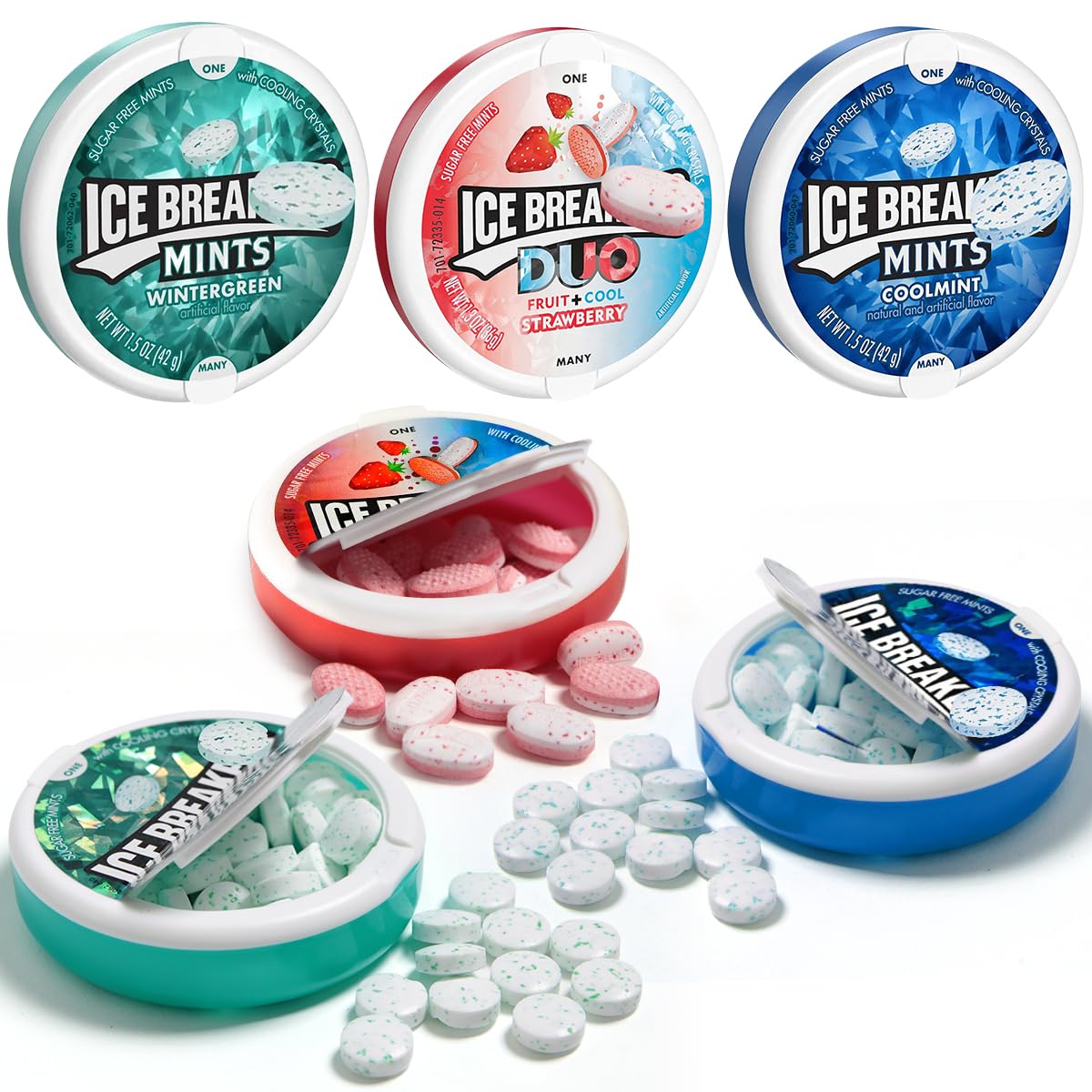 Ice Breakrs Hard Candy Variety Pack – Sugar Free Mints | SWEETSIDE CANDY CO.