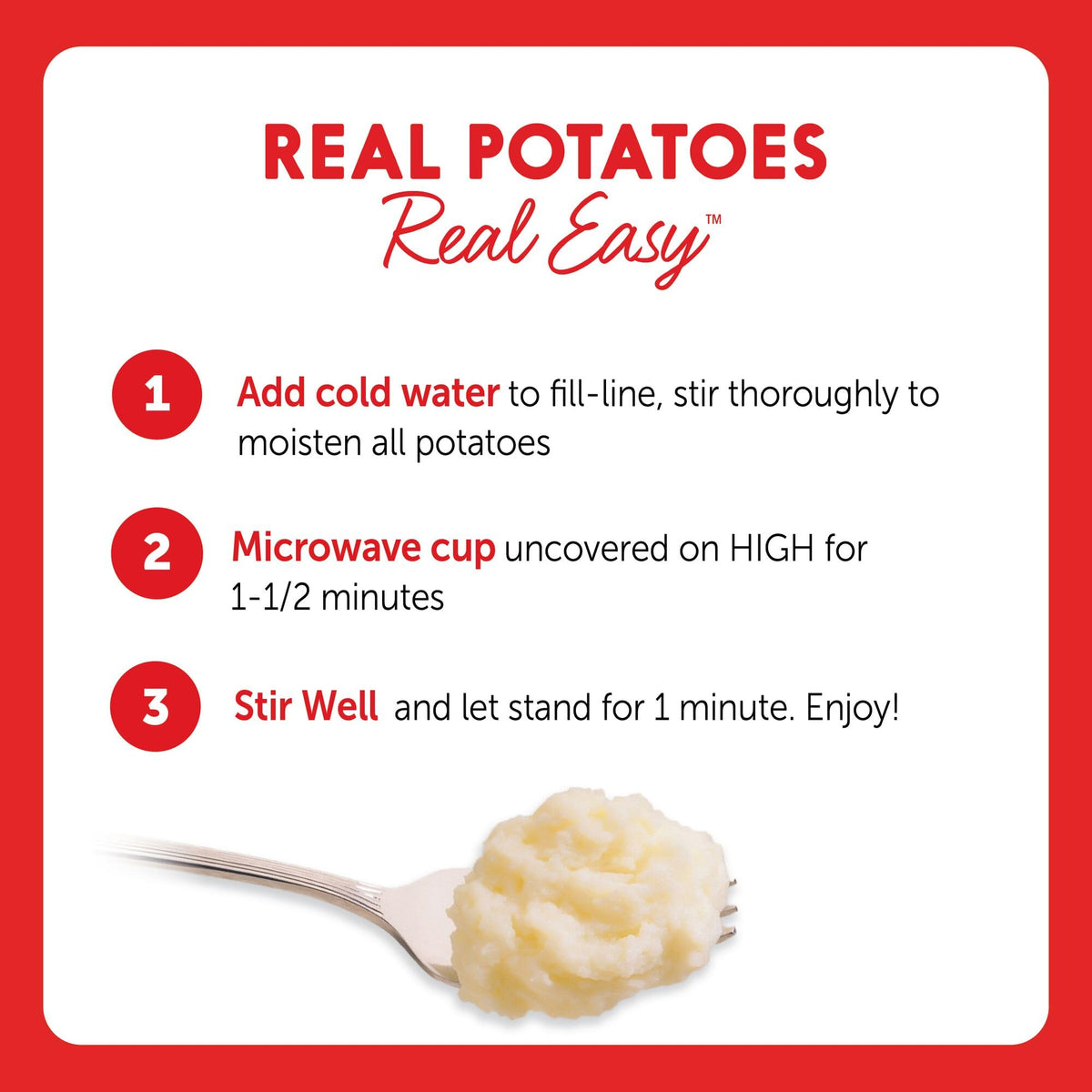 Idahoan Buttery Homestyle Mashed Potatoes Cup, 1.5oz — Pack of 24 | Real Idaho Potatoes | Gluten-Free