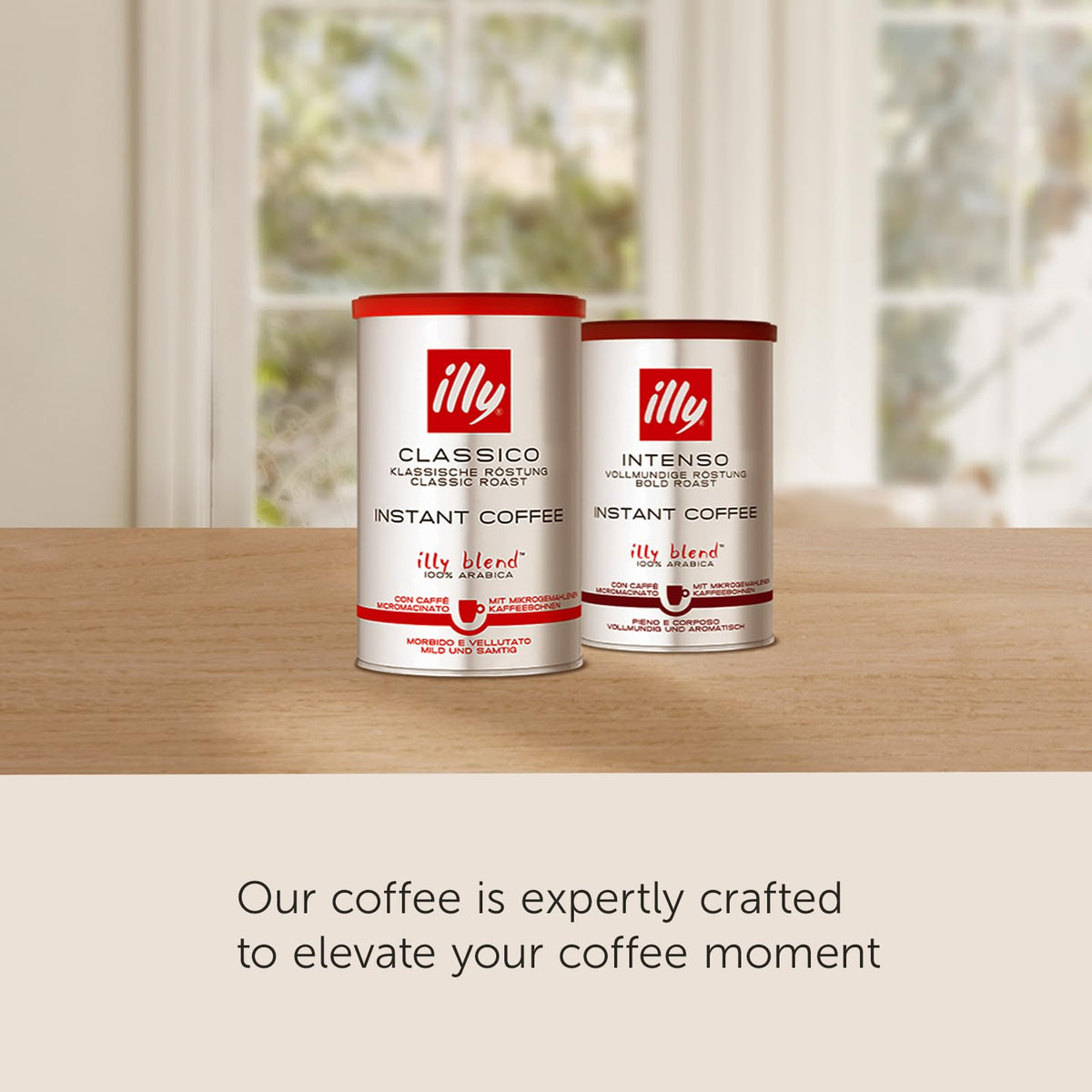 illy Instant Coffee Singles Classico Medium Roast - 40 Packets (2g Each) | Premium Arabica Coffee