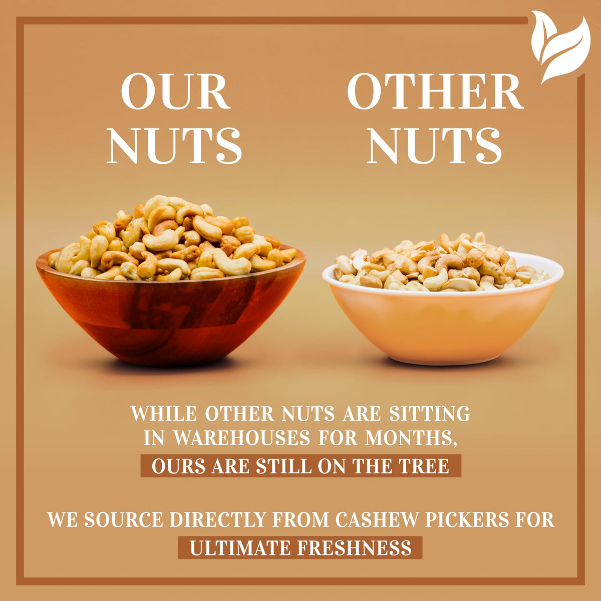 I'm A Nut Oven Dry Roasted Fancy Cashews with Sea Salt - 32 oz | Whole Cashews | No Oil | Vegan & Keto Friendly