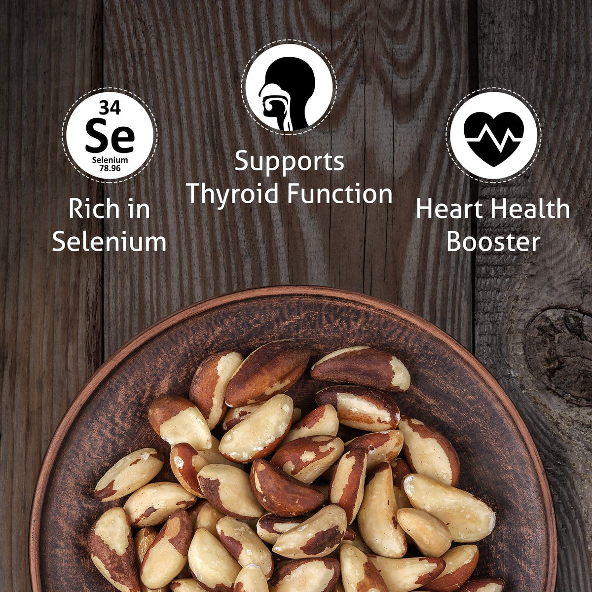 I'm A Nut Premium Wild Harvested Dry Roasted Brazil Nuts with Sea Salt – 1 lb, Gluten Free, Non-GMO, Kosher