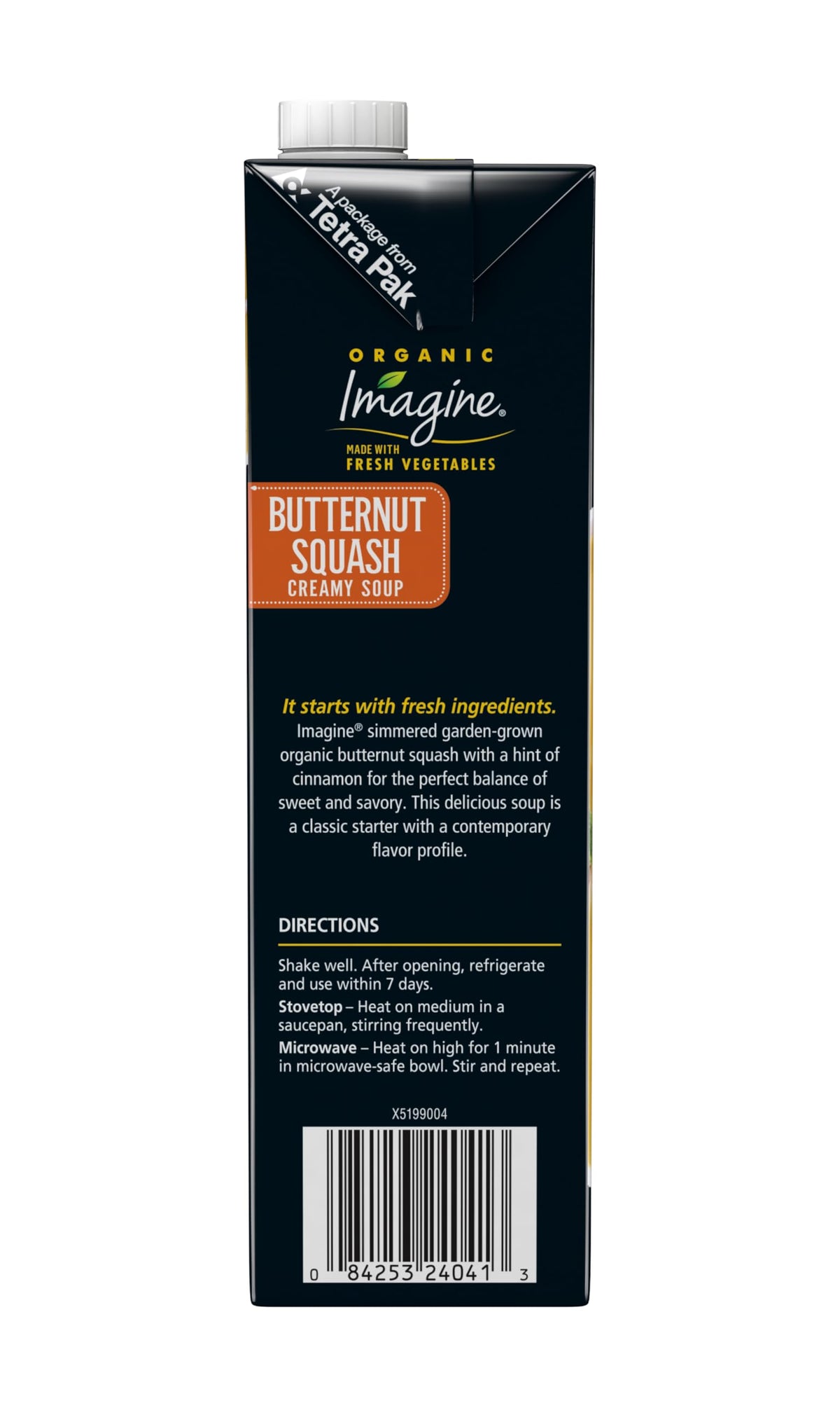 Imagine Organic Butternut Squash Creamy Soup – 32 oz (Pack of 6) | Dairy-Free, Gluten-Free, Vegan & Kosher