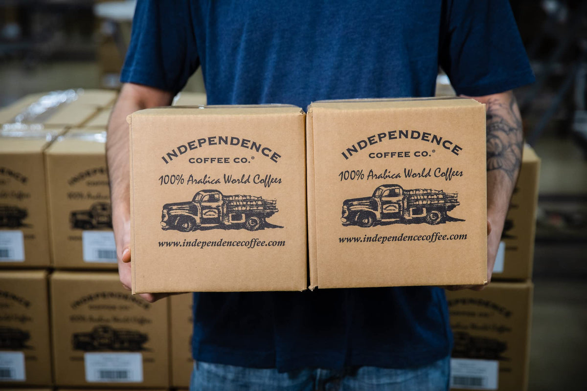 Independence Coffee Co. Old New Orleans Creme Brule Flavored Light Roast — 24 oz Whole Bean